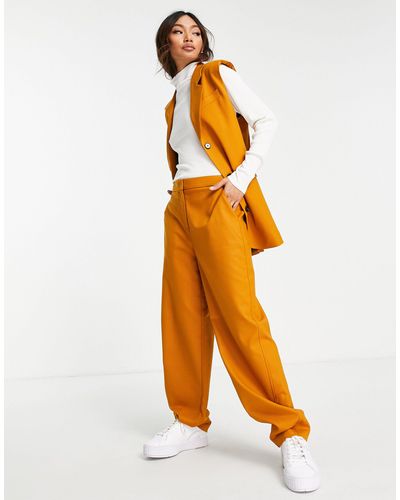 SELECTED Femme Tailored Suit Waistcoat - Orange