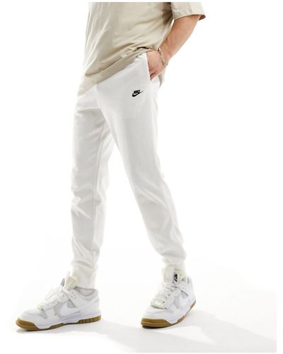 Nike Club Logo Knit Sweatpants - White