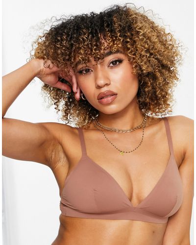 & Other Stories Triangle Soft Bra - Brown