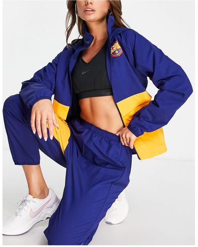 Nike Football Fc barcelona dri-fit - giacca - Blu