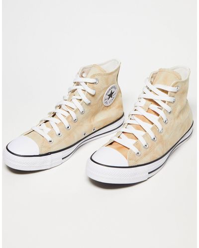 Converse Chuck Taylor All Star Hi Tie-dye Sneakers - White