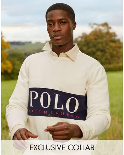 Polo Ralph Lauren X Asos Exclusive Collab Sweatshirt - Multicolour