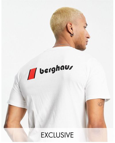 Berghaus Heritage Front And Back Logo T-shirt - White