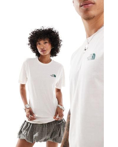 The North Face Simple Dome Small Logo T-shirt - White