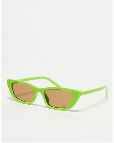 Aire Titania Festival Sunglasses With Tan Lens - Green