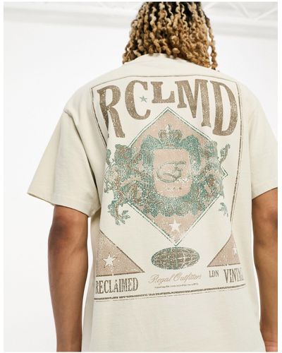 Reclaimed (vintage) – oversized-t-shirt - Natur