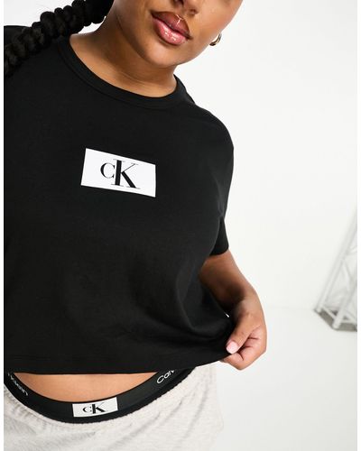 Calvin Klein Curve - t-shirt da casa nera - Nero