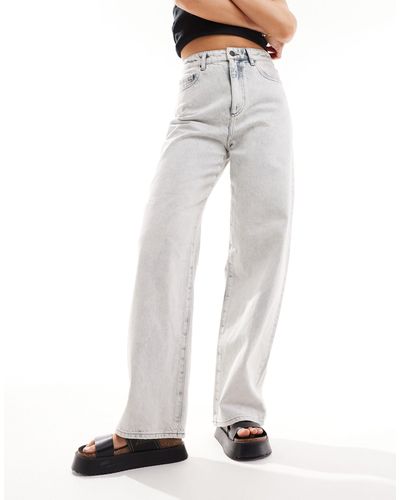 Armani Exchange – locker geschnittene 5-pocket-jeans aus em denim - Weiß