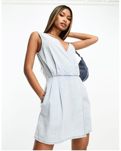 Armani Exchange Denim Mini Dress - Blue