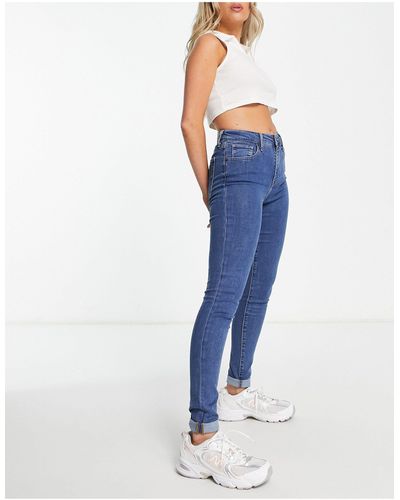 Levi's – 721 – skinny-jeans mit hohem bund - Blau