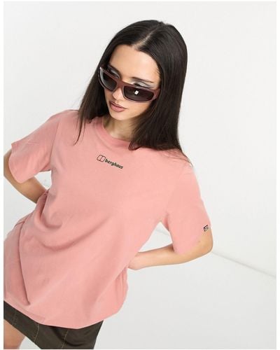 Berghaus Buttermere Boyfriend Fit T-shirt - Pink