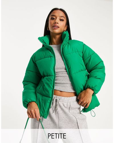 New Look Boxy Puffer - Green