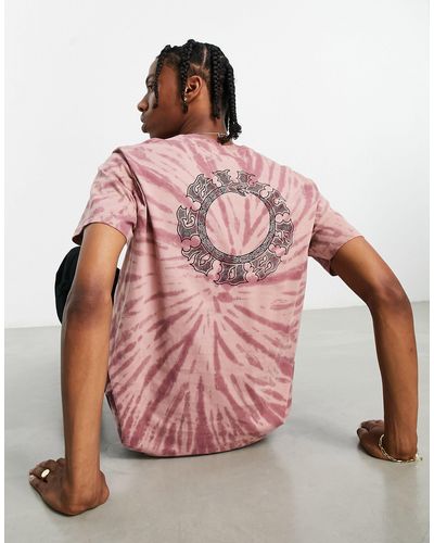 Billabong – abyss – t-shirt mit batikmuster - Mehrfarbig
