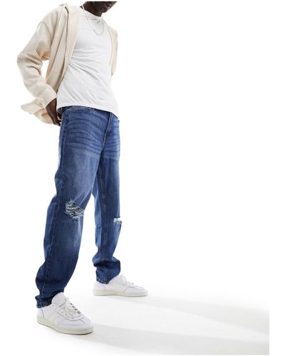 Denim Project – chicago – schmal zulaufende jeans - Blau