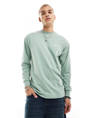 Vans Left Logo Long Sleeve T-shirt - Green