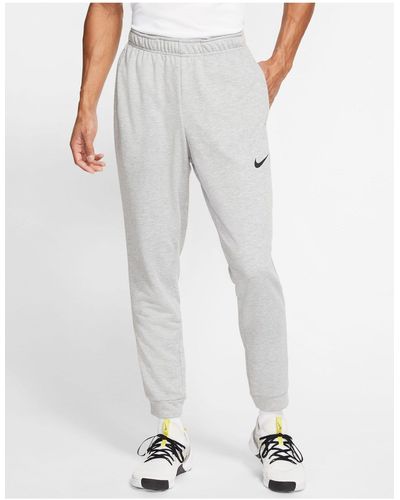 Nike Tall Dri-fit Tapered Fleece joggers - White