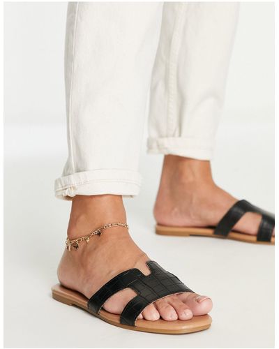 New look hotsell white sliders