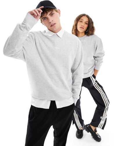 Collusion Sweat-shirt - chiné - Blanc