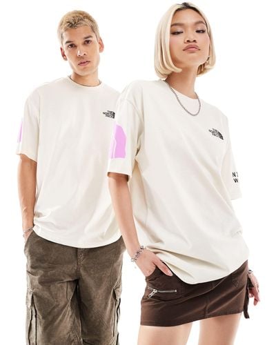 The North Face Nse Logo Back Print Oversized T-shirt - White