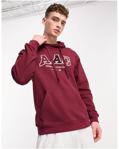 adidas Originals Rifta Aac Collegiate Logo Sweatshirt - Red