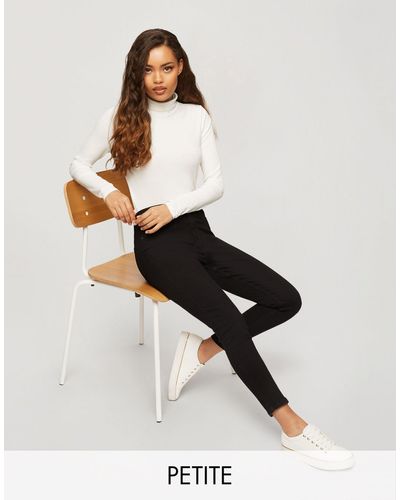 Miss Selfridge Petite - Skinny Jeans - Zwart