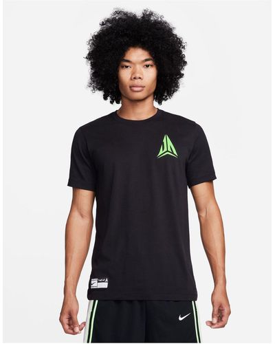 Nike Football Camiseta negra con gráfico ja morant dri-fit - Negro