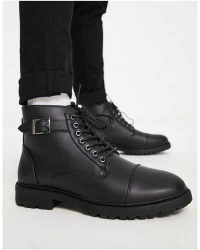 Black French Connection Boots for Men | Lyst