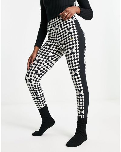 adidas Originals 'ski Chic' Printed Stirrup leggings - Black