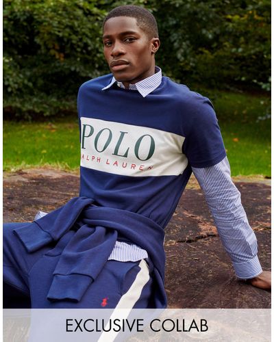 Polo Ralph Lauren X asos – exclusive collab – jogginghose - Blau