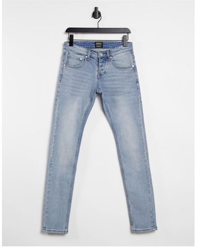 Wesc – alessandro – eng geschnittene jeans - Blau