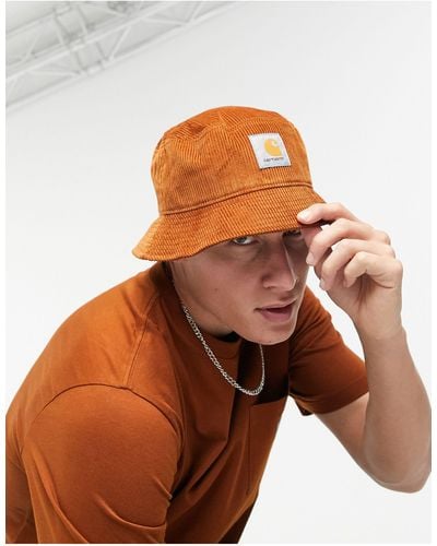Carhartt Corduroy Bucket Hat - Oranje