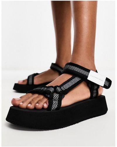 Calvin Klein Strappy Sandals - Black