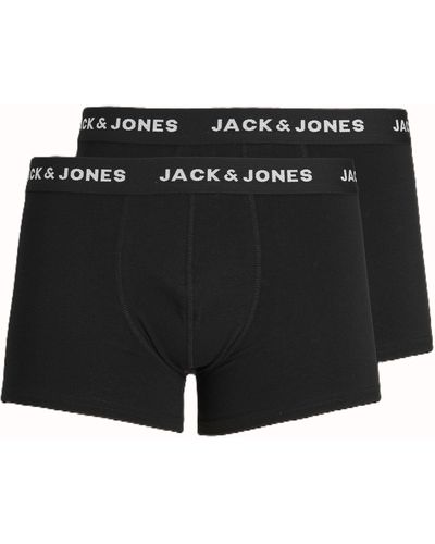 Jack & Jones – 2er packung e unterhosen - Schwarz