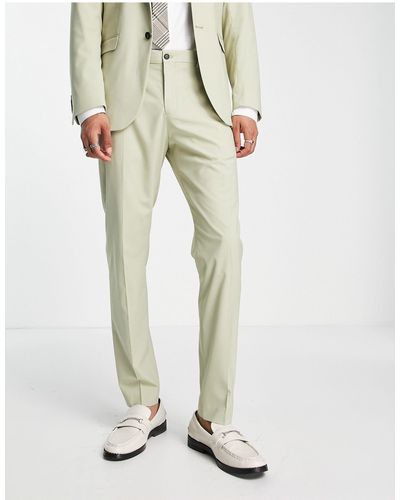 SELECTED Slim Fit Suit Trousers - Green