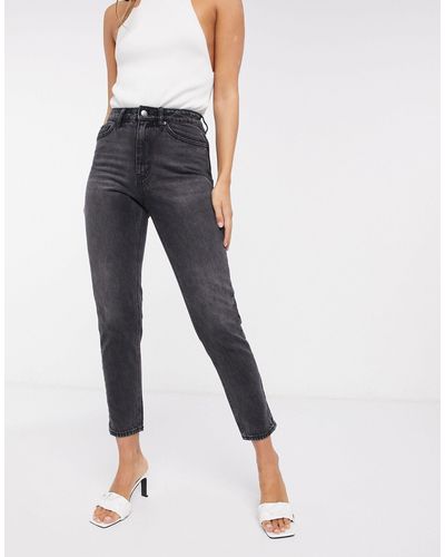 Vero Moda Mom Jeans Met Hoge Taille - Zwart