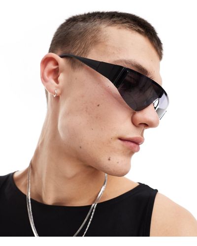 ASOS Wrap Sunglasses - Black