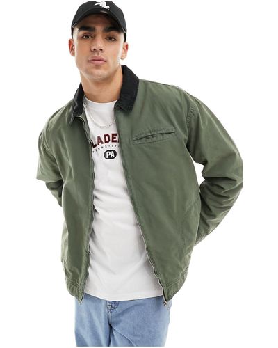 ASOS Oversized Harrington Jacket - Green