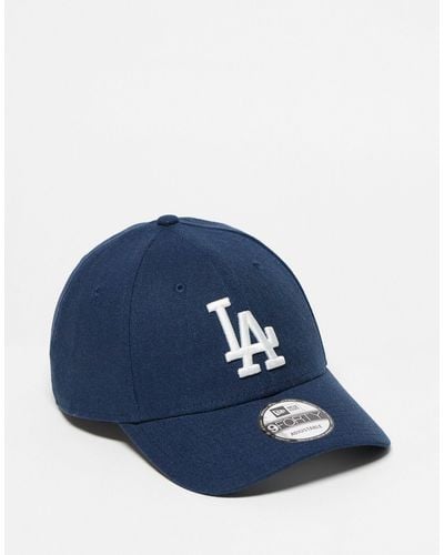 KTZ Los Angeles Dodgers Linen 9forty Cap - Blue