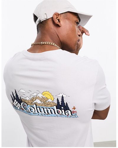 Columbia – talbert ridge – t-shirt - Weiß