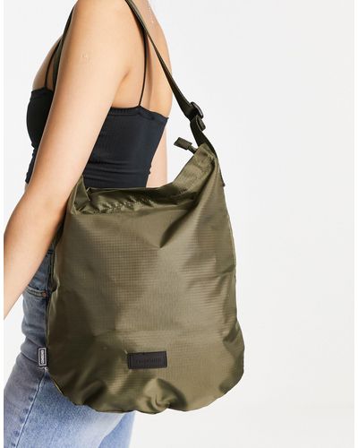Consigned Slouch Shoulder Bag - Green