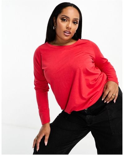 Yours Long Sleeve T-shirt - Red