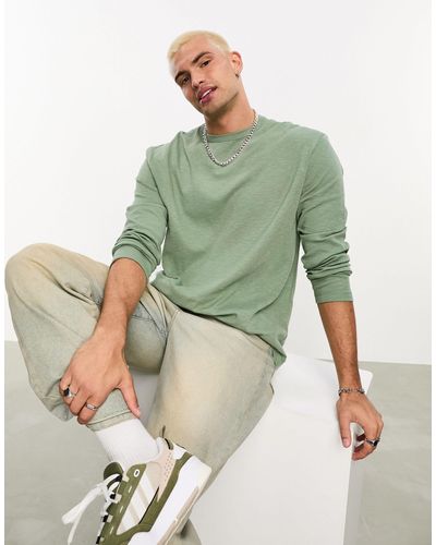 ASOS – langärmliges shirt - Grün