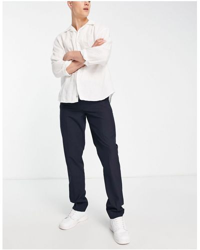French Connection Relaxed Fit Pants - Blue