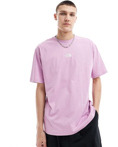 The North Face Oversized Heavyweight T-shirt - Purple