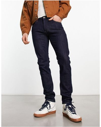 Lee Jeans Luke - jean slim coupe fuselée à délavage foncé - Bleu