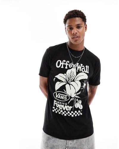Vans T-shirt With Large Graphic - Black