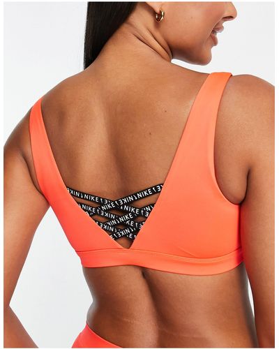 Nike Sneakerkini - top bikini con scollo rotondo - Arancione