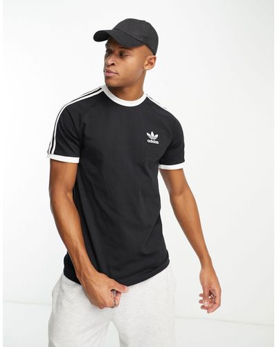 adidas Originals T-shirt Met Drie Strepen - Zwart