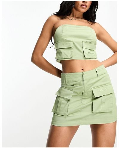 Sixth June Cargo Mini Skirt - Green