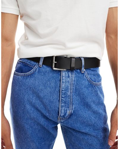 BOSS Boss - joris - ceinture en cuir - Bleu